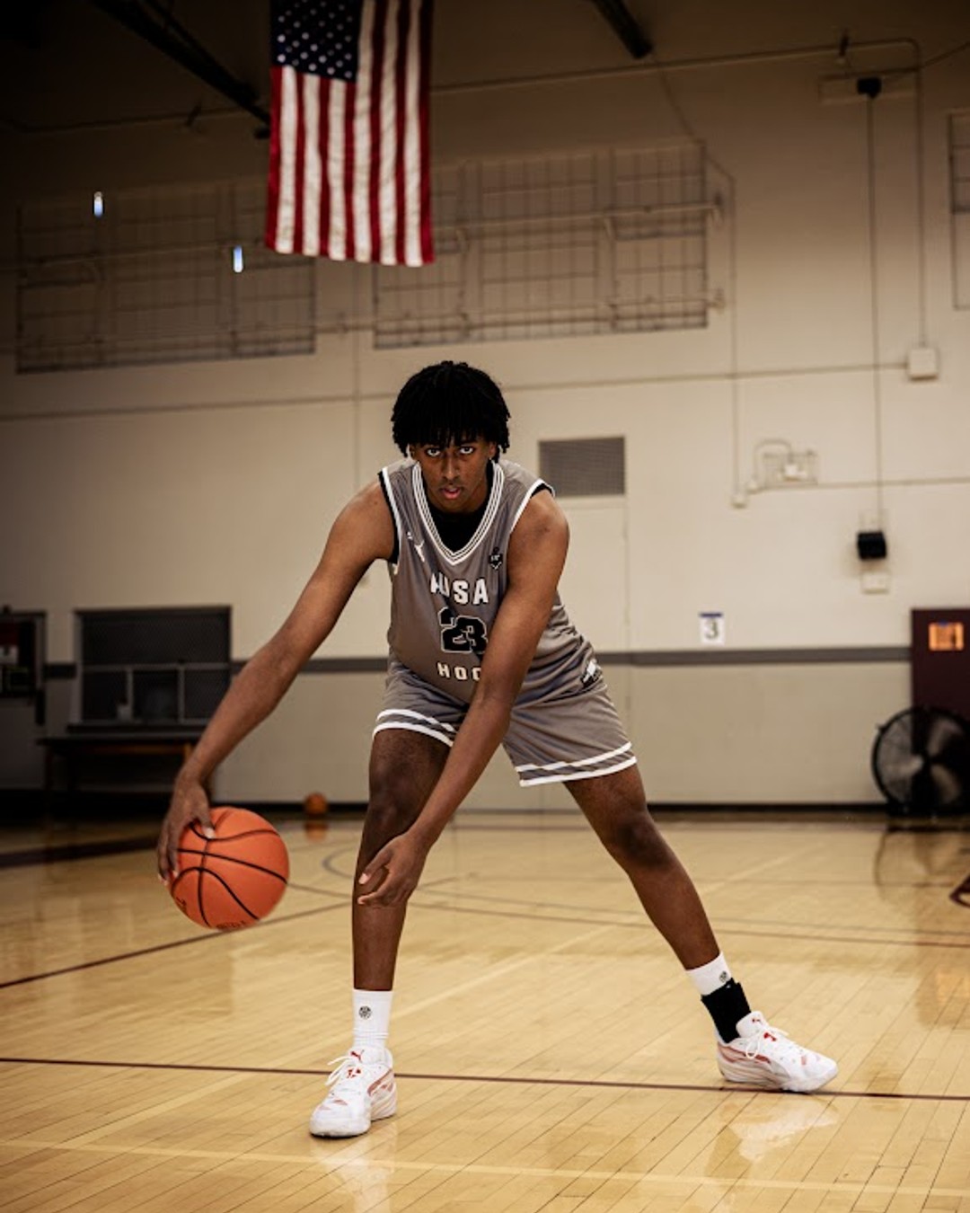 Aaron Gashaw Commits to Cameron University Basketball — graphic