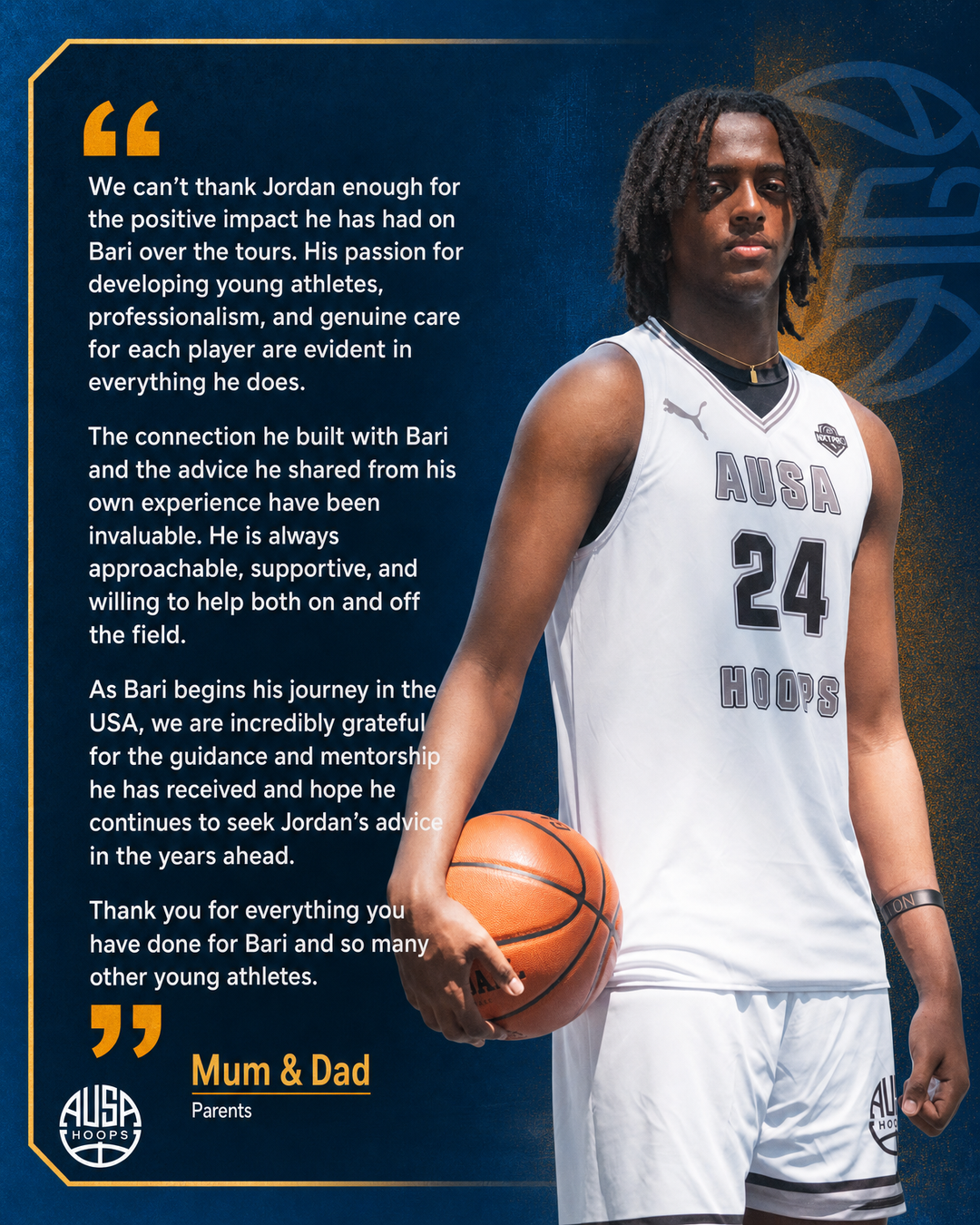 Bari Bedhahda Commits to Central Wyoming College — quote graphic